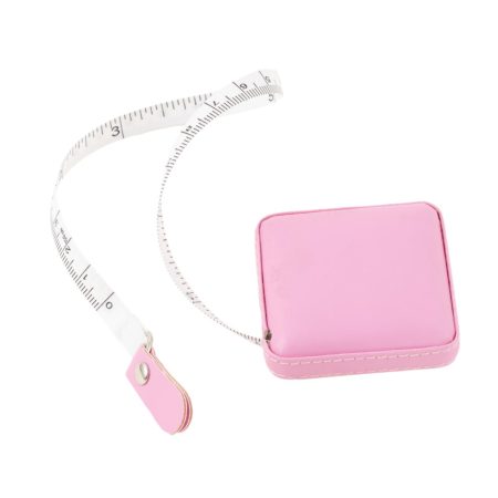 Length Testing Accessories Retractable Tape Measuring TapeTape Measure Square Sewing Tape Accurate Tape Pink