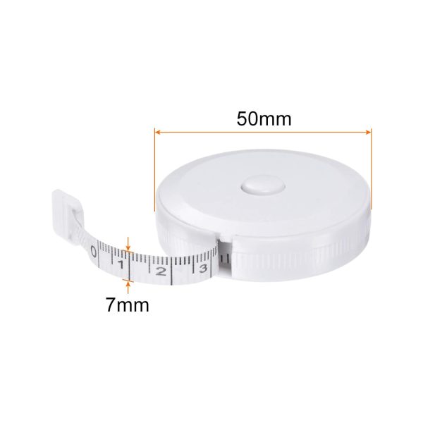 Measuring Tape 2M/78-inch Round Retractable Tailors Tape Measure Pocket Size