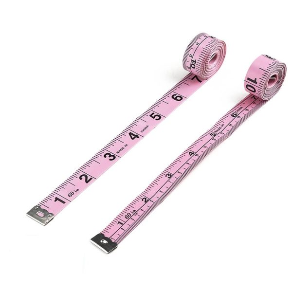 Pink 60 Inch Soft Tailor Measuring Tape - 3 Pack, Fabric & Body Measurement