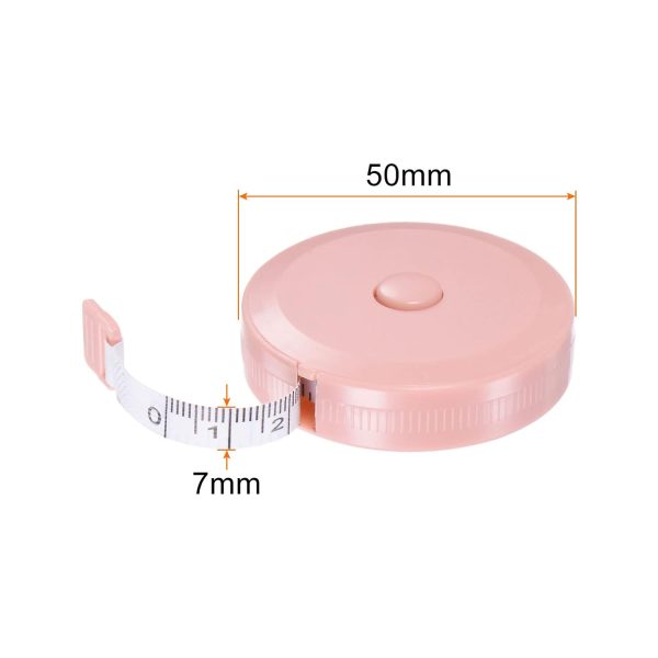 Measuring Tape 2M/78-inch Round Retractable Tailors Tape Measure Pocket Size