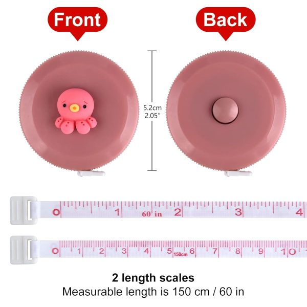 4 Pcs Soft Measuring Tape