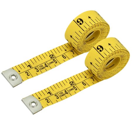 Flexible Tape Measure Pack of 2, Accurate Dual Scale Standard & Metric Measurements Tape,Soft Measuring Tape