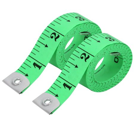 Flexible Tape Measure Pack of 2, Accurate Dual Scale Standard & Metric Measurements Tape,Soft Measuring Tape