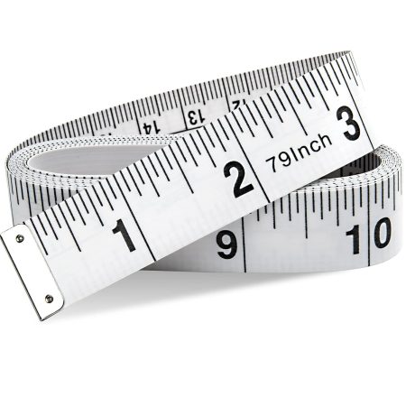 Clothing Measure Tape Dual Sided, 79in/200cm Soft Fabric Tape Measure