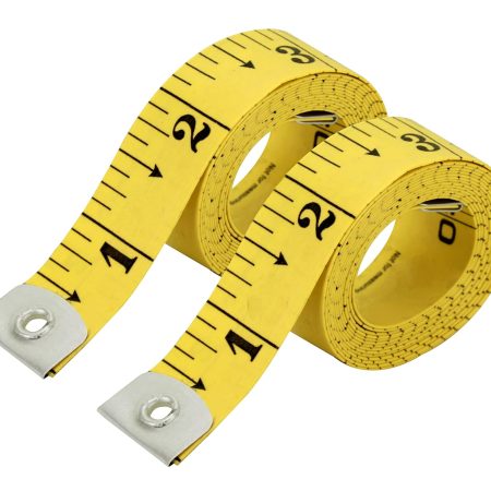 Flexible Tape Measure Pack of 2, Accurate Dual Scale Standard & Metric Measurements Tape,Soft Measuring Tape